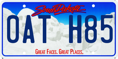 SD license plate 0ATH85