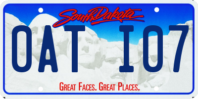 SD license plate 0ATI07