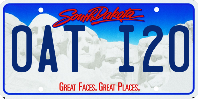 SD license plate 0ATI20