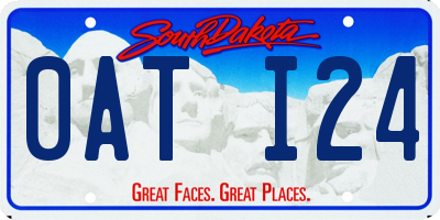 SD license plate 0ATI24