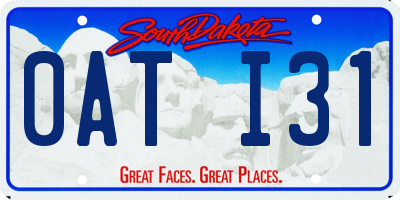 SD license plate 0ATI31