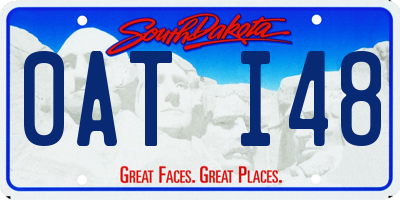 SD license plate 0ATI48