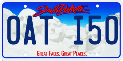 SD license plate 0ATI50