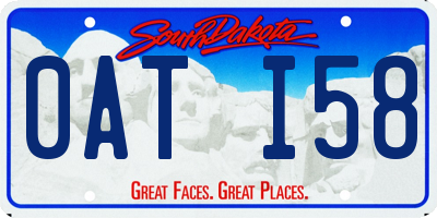 SD license plate 0ATI58