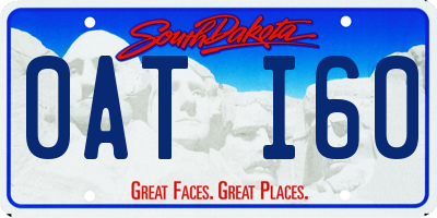 SD license plate 0ATI60