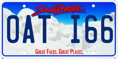 SD license plate 0ATI66