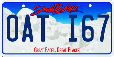 SD license plate 0ATI67