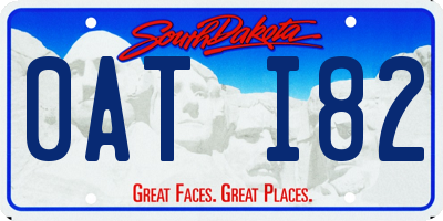 SD license plate 0ATI82