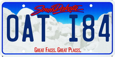 SD license plate 0ATI84