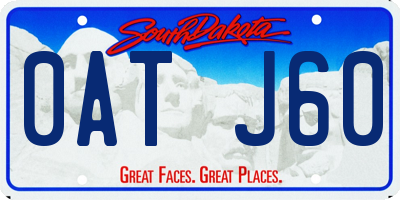 SD license plate 0ATJ60