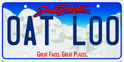 SD license plate 0ATL00