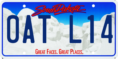 SD license plate 0ATL14