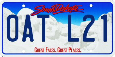 SD license plate 0ATL21