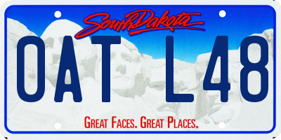 SD license plate 0ATL48