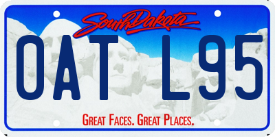 SD license plate 0ATL95