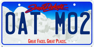 SD license plate 0ATM02