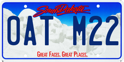 SD license plate 0ATM22