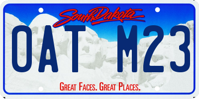 SD license plate 0ATM23