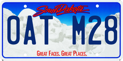 SD license plate 0ATM28