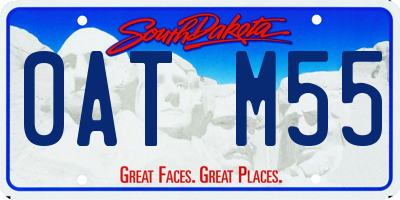 SD license plate 0ATM55