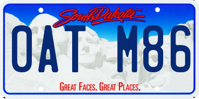 SD license plate 0ATM86