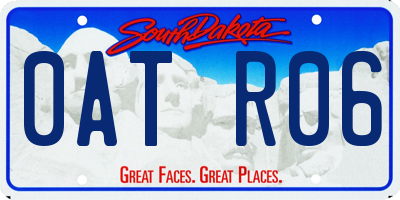 SD license plate 0ATR06