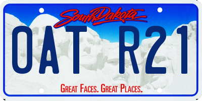 SD license plate 0ATR21