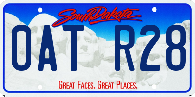 SD license plate 0ATR28