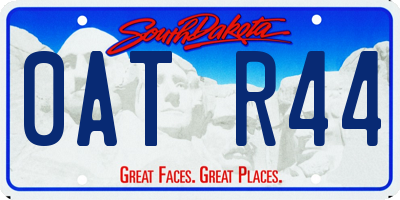 SD license plate 0ATR44