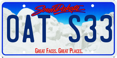 SD license plate 0ATS33