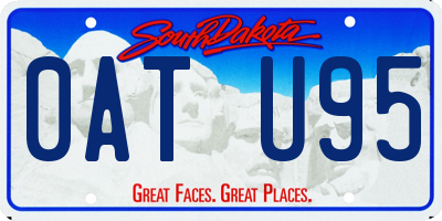 SD license plate 0ATU95