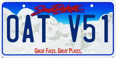 SD license plate 0ATV51