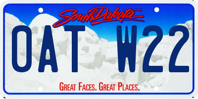 SD license plate 0ATW22