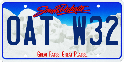 SD license plate 0ATW32