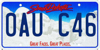SD license plate 0AUC46