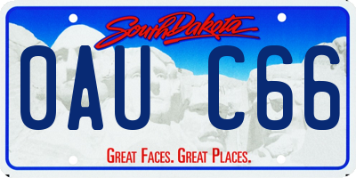 SD license plate 0AUC66