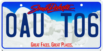SD license plate 0AUT06