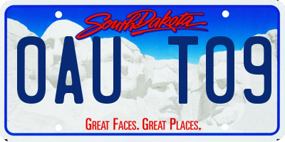 SD license plate 0AUT09