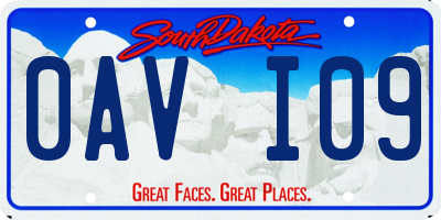 SD license plate 0AVI09