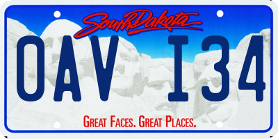 SD license plate 0AVI34