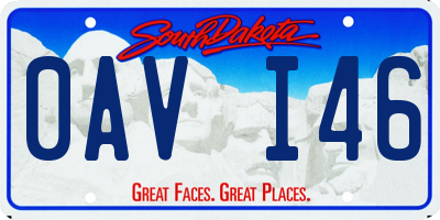 SD license plate 0AVI46