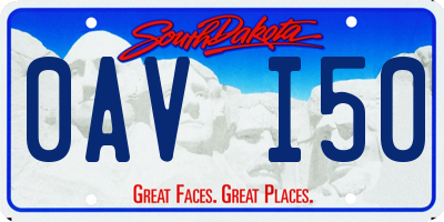 SD license plate 0AVI50