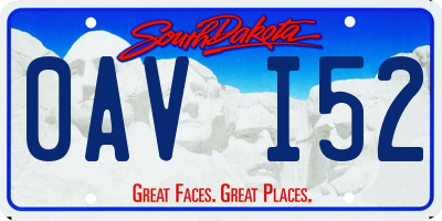 SD license plate 0AVI52