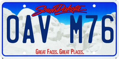 SD license plate 0AVM76