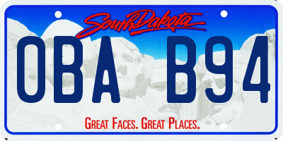 SD license plate 0BAB94