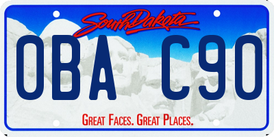 SD license plate 0BAC90