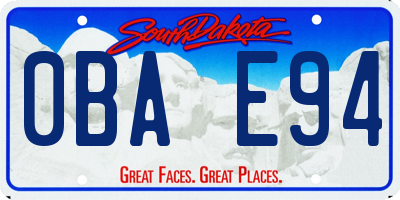 SD license plate 0BAE94