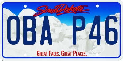 SD license plate 0BAP46