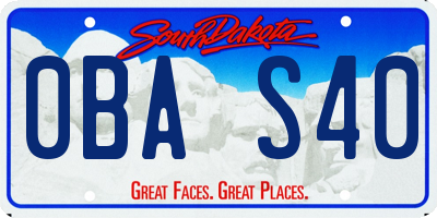 SD license plate 0BAS40
