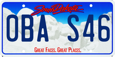 SD license plate 0BAS46